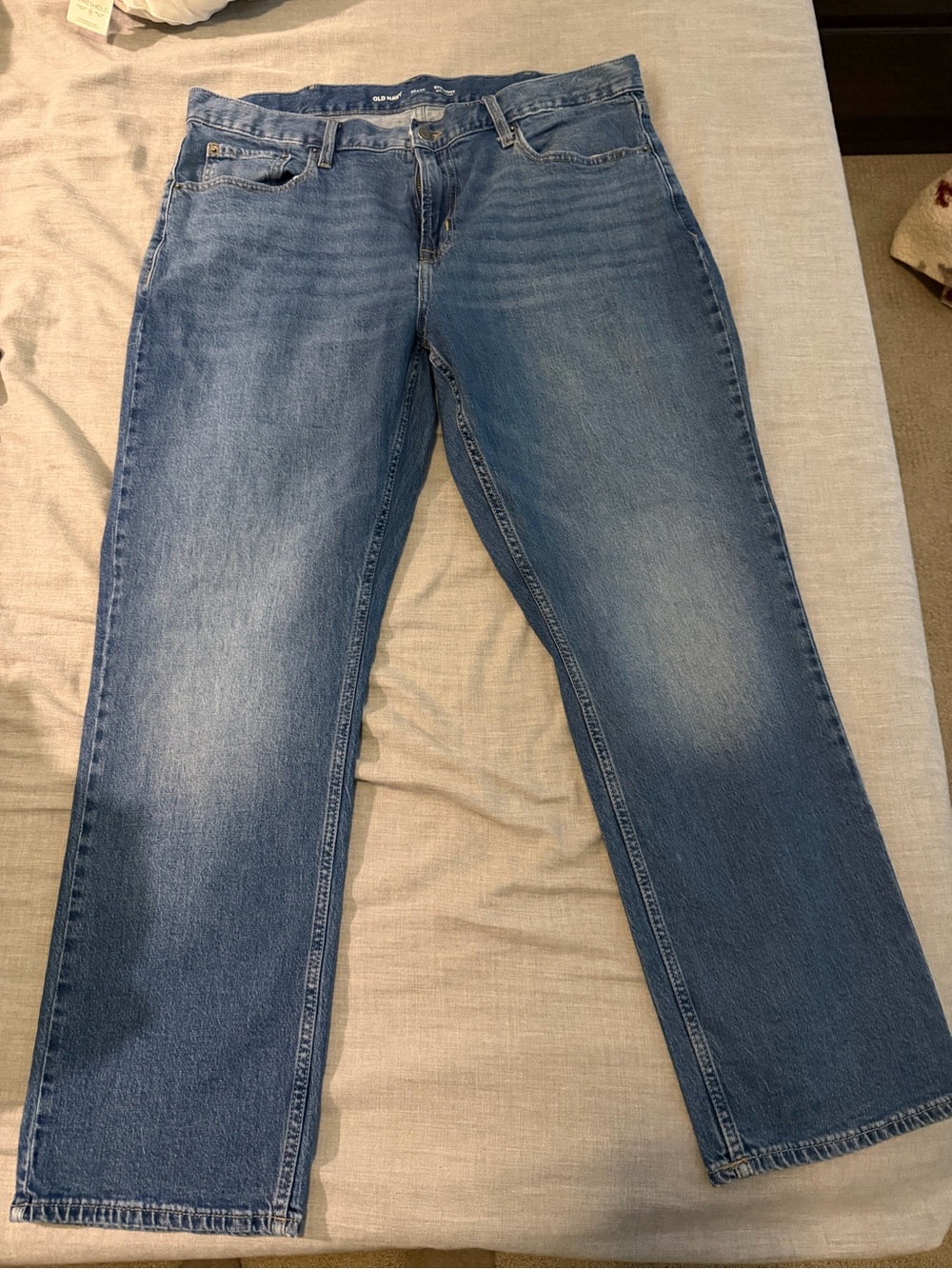 Old Navy Men's Medium Blue Straight Jeans